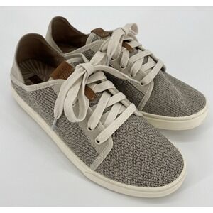 OLUKAI  Pehuea Li Tapa Knit Shoes Low Top Lace Up Women's Size 10 Casual Sneaker